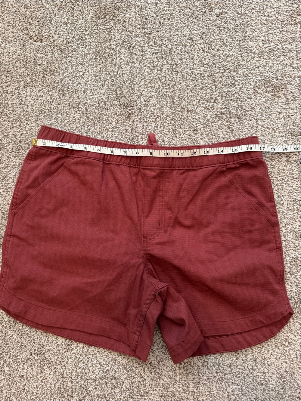 Women’s Carhartt Shorts - Brick Red - Picture 6 of 7